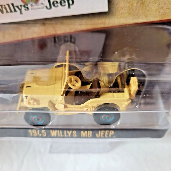 Greenlight Vintage Ad Cars Series 5 Green Machine 1945 Willys MB‎ Jeep Chase - Picture 4 of 5